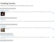 Tablet Screenshot of creatingcurrent.blogspot.com