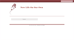 Desktop Screenshot of newlifeonourown.blogspot.com