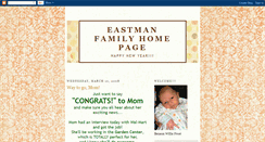 Desktop Screenshot of eastmanhomepage.blogspot.com