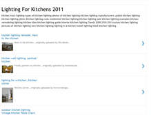 Tablet Screenshot of lightingforkitchens.blogspot.com