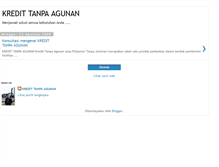 Tablet Screenshot of kredit-tanpa-agunan-bank.blogspot.com