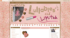 Desktop Screenshot of lullabiesandlipstick.blogspot.com