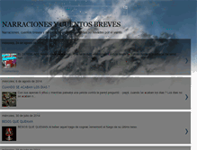 Tablet Screenshot of narracionesycuentosbreves.blogspot.com