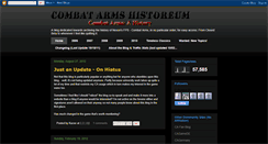 Desktop Screenshot of combatarmshistoreum.blogspot.com