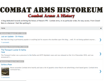 Tablet Screenshot of combatarmshistoreum.blogspot.com