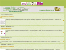 Tablet Screenshot of nonibadania.blogspot.com