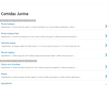 Tablet Screenshot of comidasjunina.blogspot.com