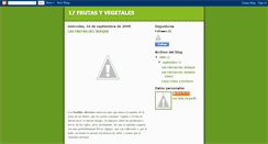 Desktop Screenshot of 17frutasyvegetales.blogspot.com
