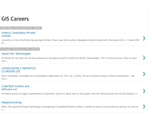 Tablet Screenshot of gis-careers.blogspot.com