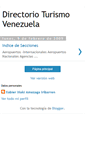 Mobile Screenshot of directorioturismovenezuela.blogspot.com