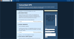 Desktop Screenshot of comunidadupntij.blogspot.com
