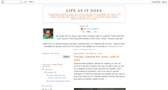 Desktop Screenshot of lifeasitdoes.blogspot.com