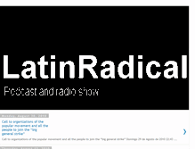 Tablet Screenshot of latinradical.blogspot.com