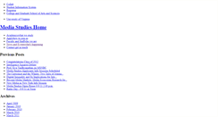 Desktop Screenshot of mediastudiesnews.blogspot.com