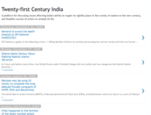 Tablet Screenshot of 21centuryindia.blogspot.com