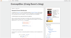 Desktop Screenshot of conceptdev.blogspot.com