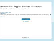 Tablet Screenshot of harvester-parts.blogspot.com
