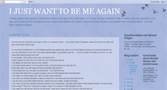 Desktop Screenshot of ijustwanttobemeagain.blogspot.com