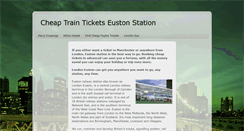 Desktop Screenshot of eustontrainticketsuk.blogspot.com