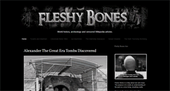 Desktop Screenshot of fleshybones.blogspot.com