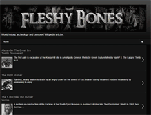 Tablet Screenshot of fleshybones.blogspot.com