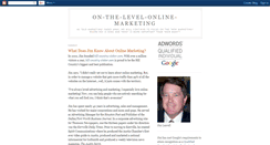 Desktop Screenshot of on-the-level-online-marketing.blogspot.com