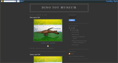 Desktop Screenshot of dinotoymuseum.blogspot.com