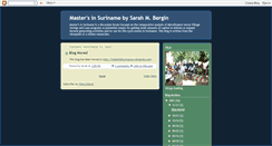 Desktop Screenshot of mastersinsuriname.blogspot.com
