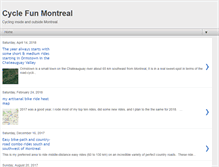 Tablet Screenshot of cyclingfunmontreal.blogspot.com