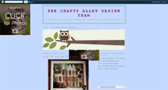 Desktop Screenshot of craftyalleydesignteam.blogspot.com