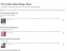 Tablet Screenshot of craftyalleydesignteam.blogspot.com