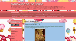 Desktop Screenshot of elgusanitodeloslibros.blogspot.com