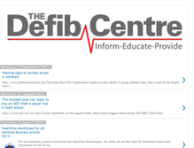 Tablet Screenshot of defibcentrenews.blogspot.com