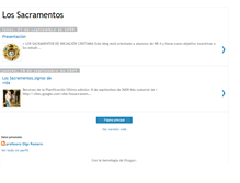 Tablet Screenshot of lossacramentoslsj.blogspot.com