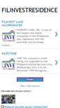 Mobile Screenshot of filinvestresidence.blogspot.com