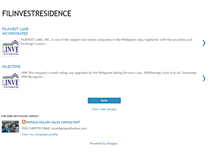 Tablet Screenshot of filinvestresidence.blogspot.com