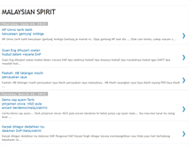 Tablet Screenshot of malaysian-spirit.blogspot.com