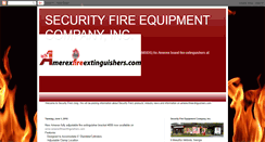 Desktop Screenshot of amerexfireextinguishers.blogspot.com