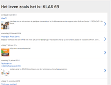 Tablet Screenshot of klas6b-zon.blogspot.com