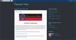 Desktop Screenshot of pawneetribe.blogspot.com
