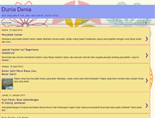 Tablet Screenshot of duniadenia.blogspot.com