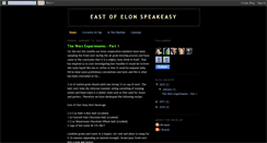 Desktop Screenshot of eastofelon.blogspot.com