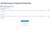 Tablet Screenshot of jeffbarkemeyer.blogspot.com