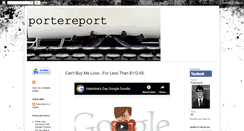 Desktop Screenshot of portereport.blogspot.com