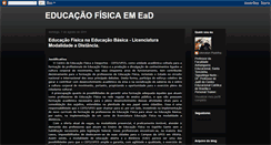 Desktop Screenshot of educacaofisica-ead.blogspot.com