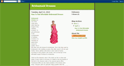 Desktop Screenshot of bridesmaiddresses1.blogspot.com