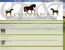 Tablet Screenshot of cbarmranch.blogspot.com