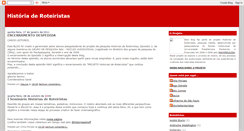 Desktop Screenshot of historiaderoteiristas.blogspot.com