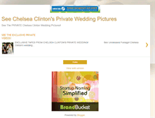 Tablet Screenshot of privatechelseaclintonwedding.blogspot.com