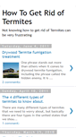 Mobile Screenshot of gettingridoftermites.blogspot.com